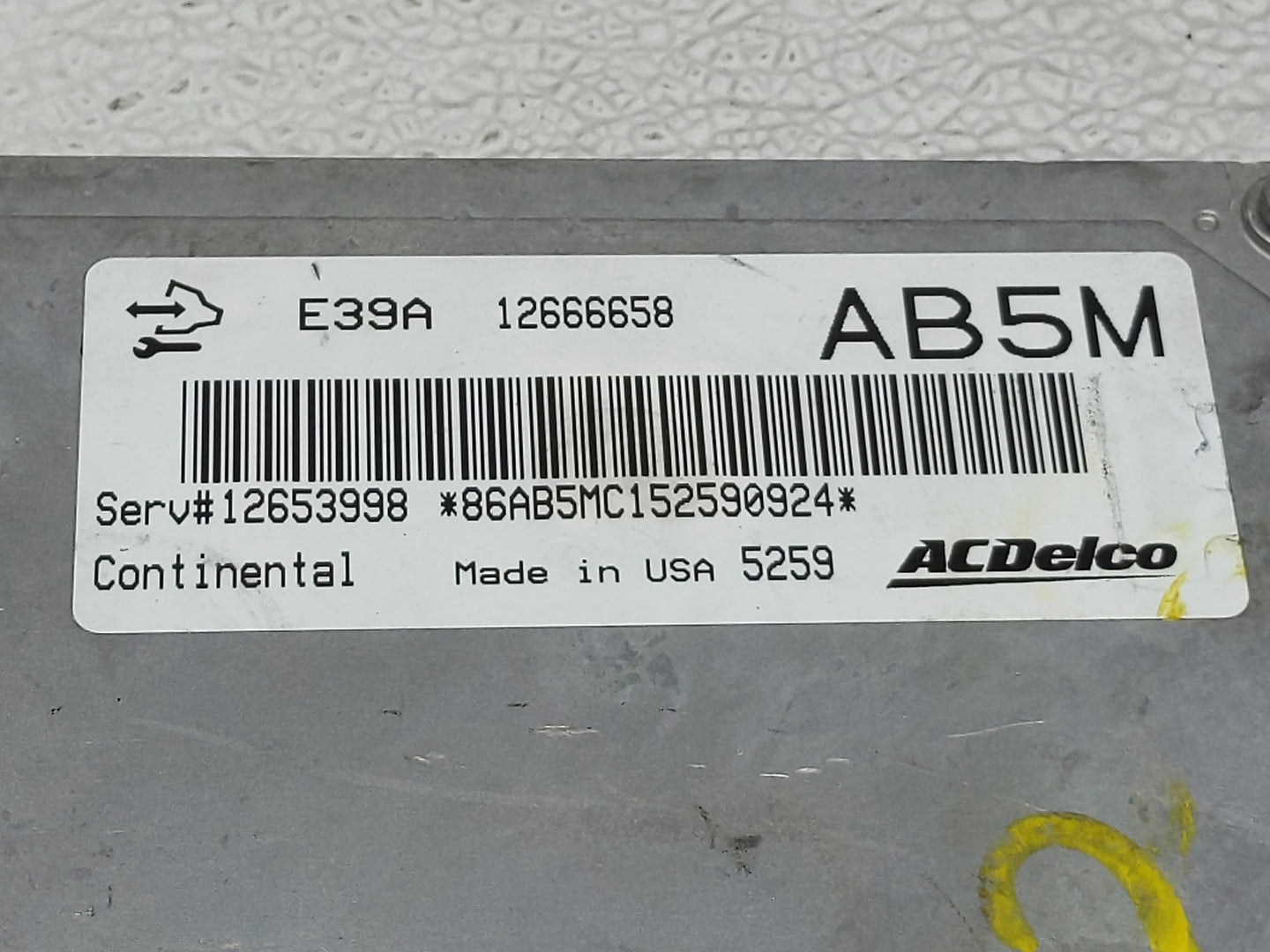 2013-2016 Gmc Terrain PCM Engine Control Computer ECU ECM PCU OEM P/N:12666658 Fits Fits 2013 2014 2015 2016 OEM Used Auto P