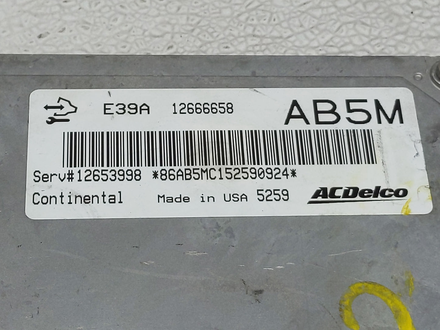 2013-2016 Gmc Terrain PCM Engine Control Computer ECU ECM PCU OEM P/N:12666658 Fits Fits 2013 2014 2015 2016 OEM Used Auto P