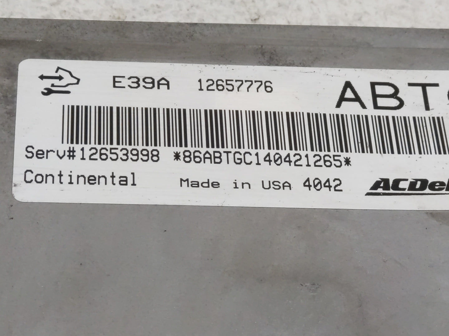 2013-2016 Gmc Terrain PCM Engine Control Computer ECU ECM PCU OEM P/N:12657776 Fits Fits 2013 2014 2015 2016 OEM Used Auto P