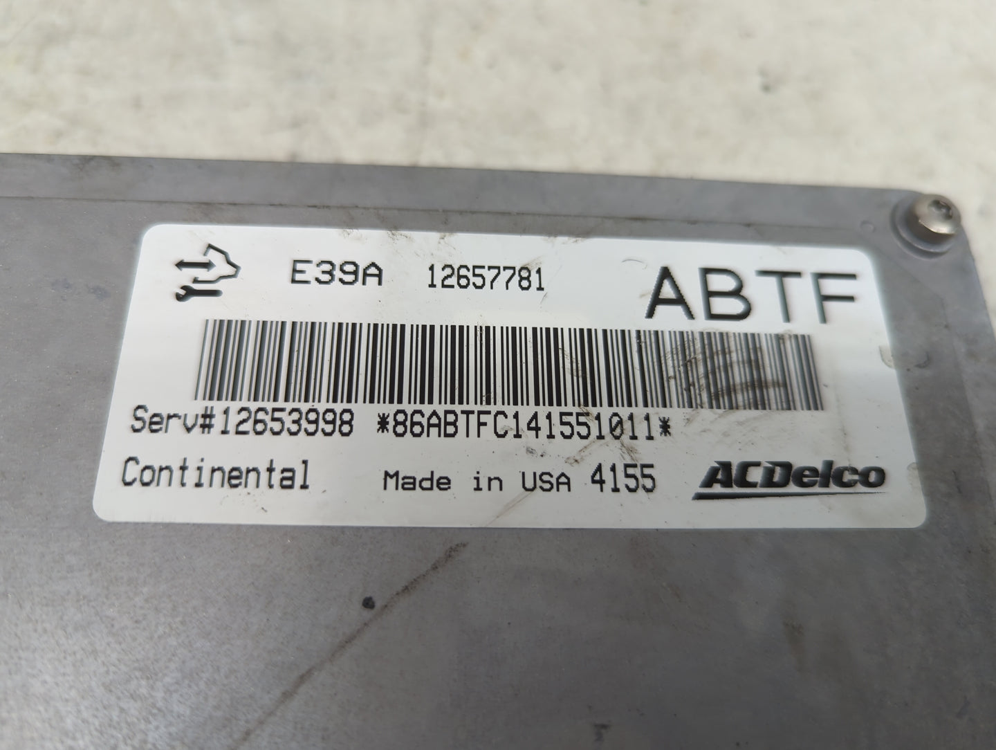 2013-2016 Gmc Terrain PCM Engine Control Computer ECU ECM PCU OEM P/N:12657781 12653998 Fits Fits 2013 2014 2015 2016 OEM Us