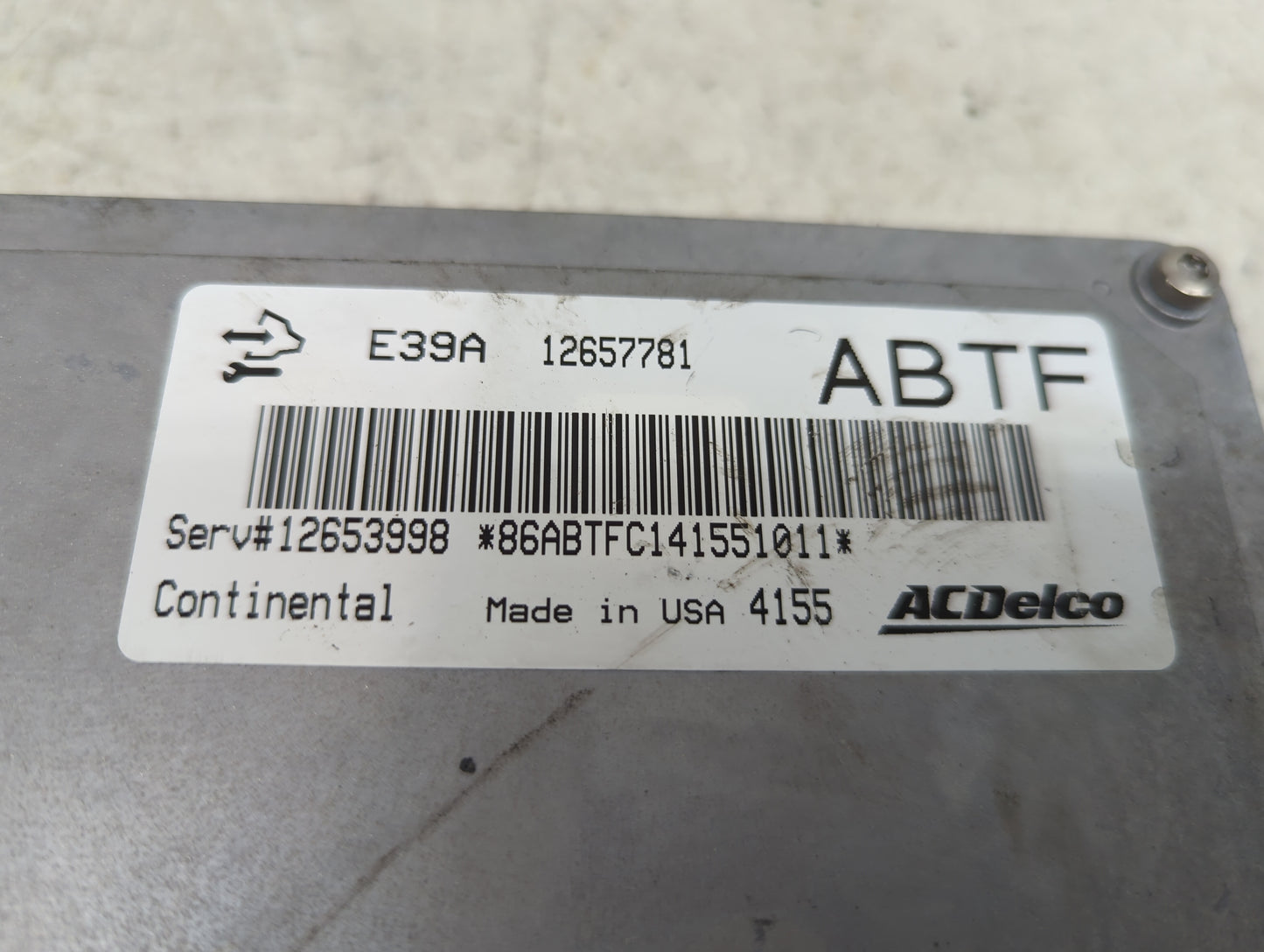 2013-2016 Gmc Terrain PCM Engine Control Computer ECU ECM PCU OEM P/N:12657781 12653998 Fits Fits 2013 2014 2015 2016 OEM Us