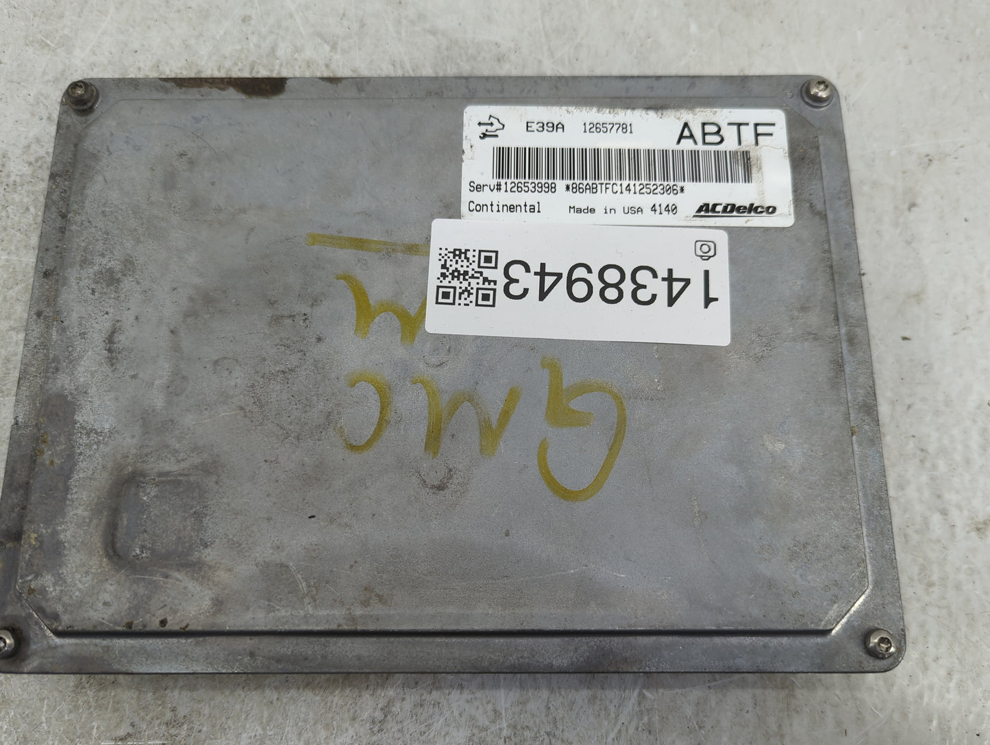 2013-2016 Gmc Terrain PCM Engine Control Computer ECU ECM PCU OEM P/N:12657781 12653998 Fits Fits 2013 2014 2015 2016 OEM Us
