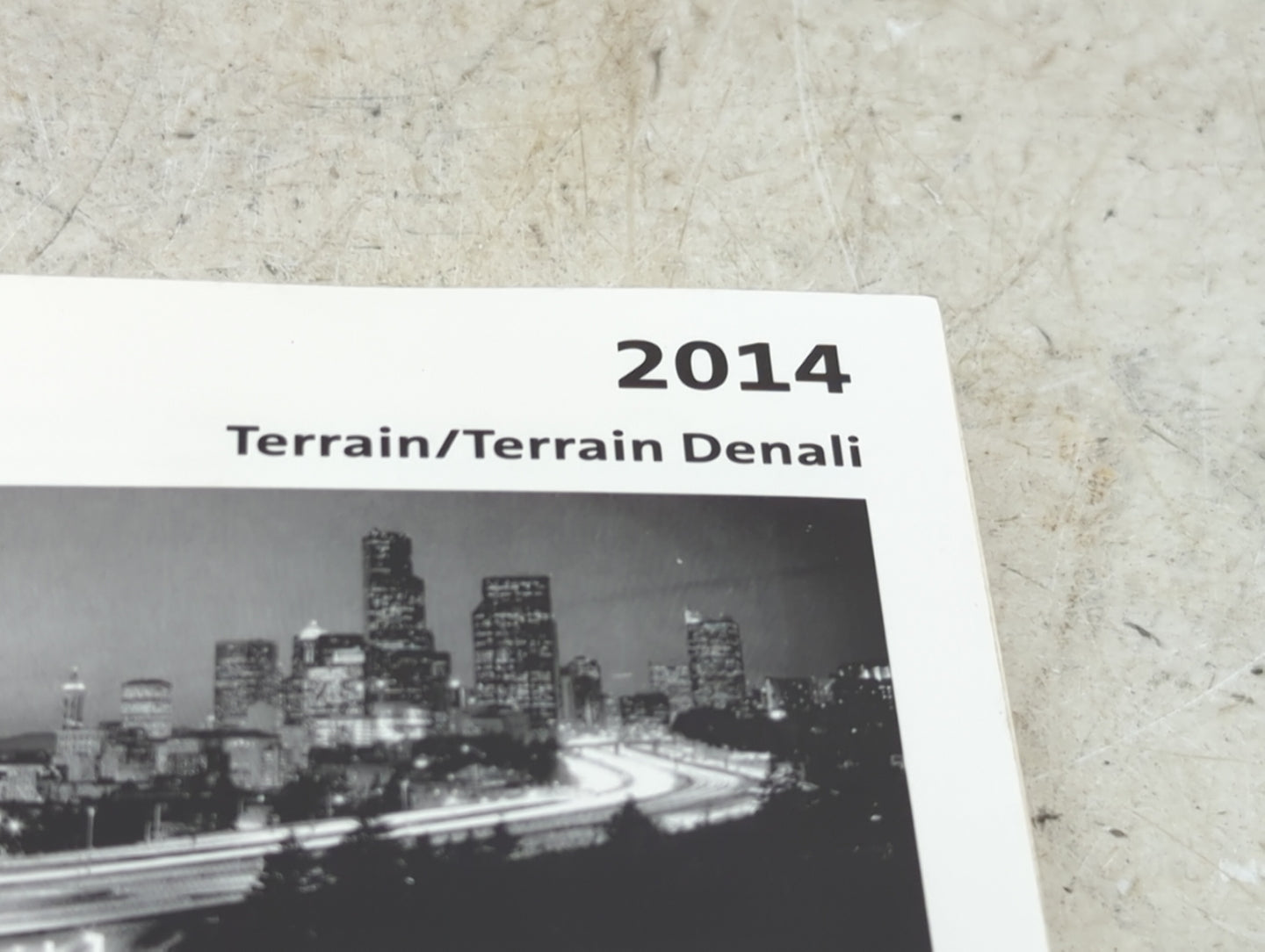 2014 Gmc Terrain Owners Manual Book Guide P/N:22852844 OEM Used Auto Parts - Oemusedautoparts1.com
