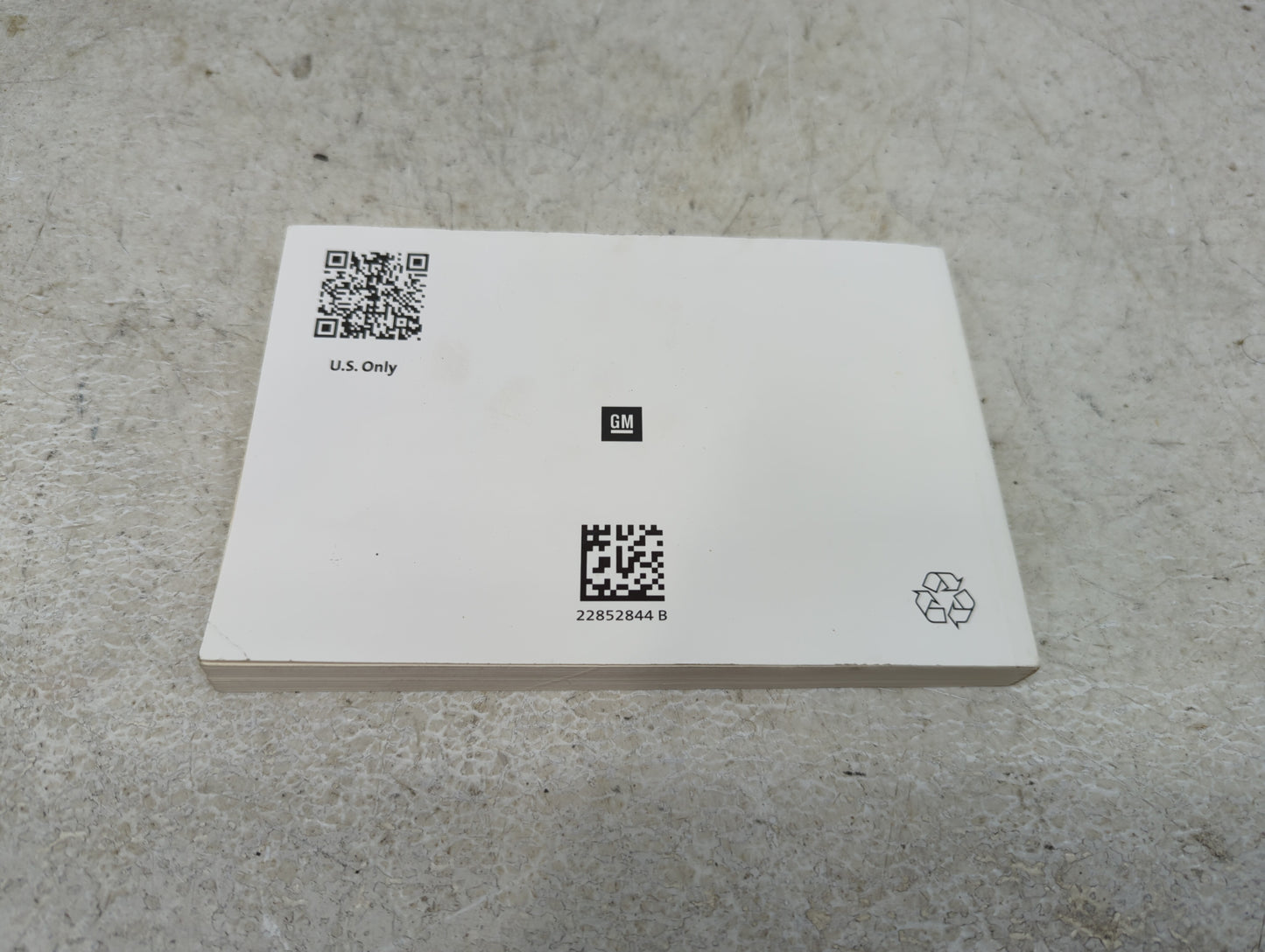 2014 Gmc Terrain Owners Manual Book Guide P/N:22852844 OEM Used Auto Parts - Oemusedautoparts1.com
