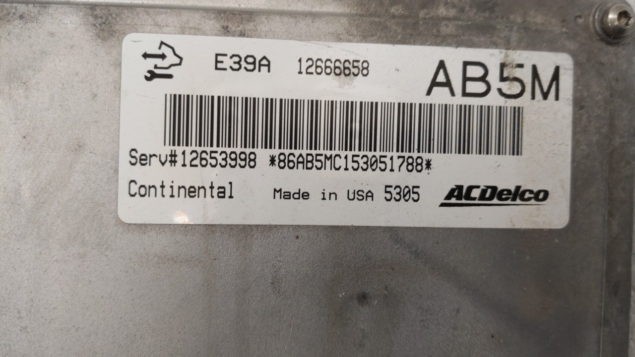 2013-2016 Gmc Terrain PCM Engine Control Computer ECU ECM PCU OEM P/N:12655476 12657776, 12644446 Fits Fits 2013 2014 2015 2