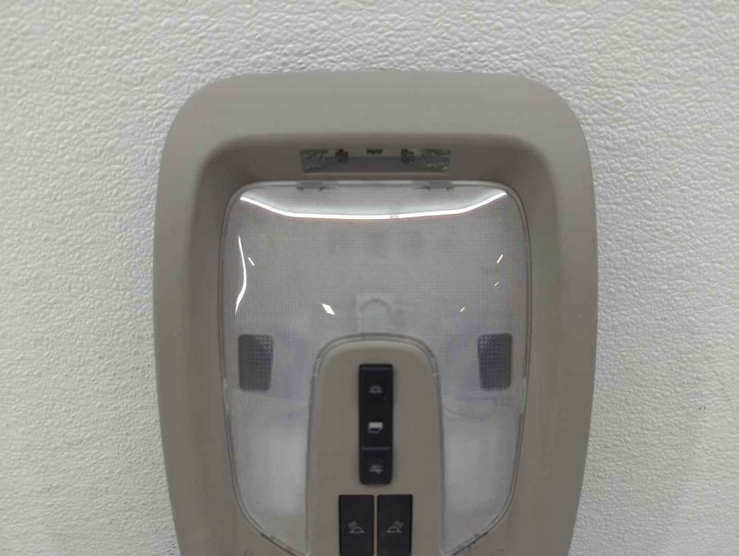 2014 Gmc Terrain Overhead Roof Console Grey - Oemusedautoparts1.com