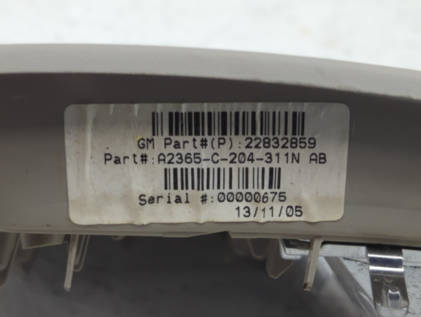 2014 Gmc Terrain Overhead Roof Console Grey - Oemusedautoparts1.com