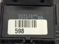 2010-2017 Gmc Terrain Master Power Window Switch Replacement Driver Side Left P/N:20917598 Fits OEM Used Auto Parts - Oemuse