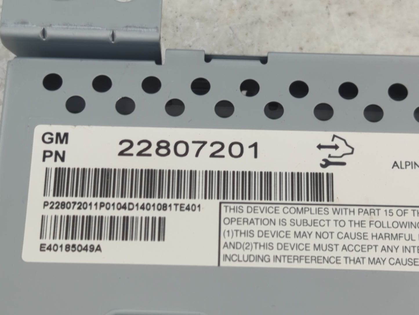 2010-2017 Gmc Terrain Information Display Screen - Oemusedautoparts1.com