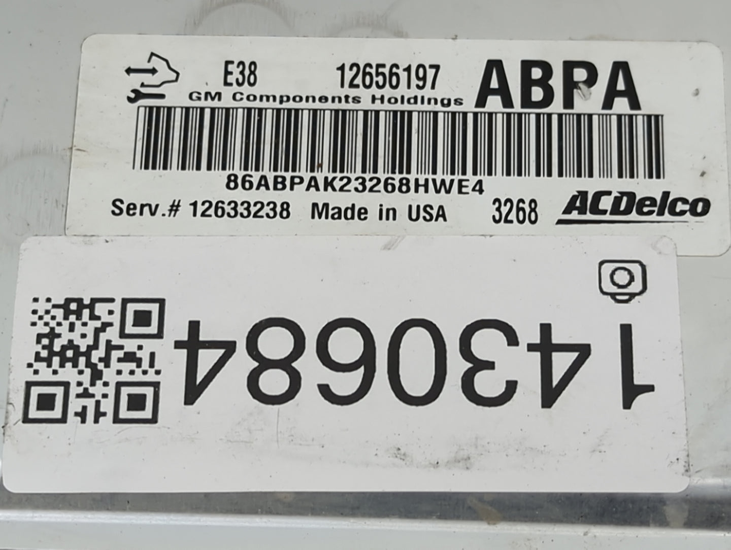 2014 Gmc Yukonstd PCM Engine Control Computer ECU ECM PCU OEM P/N:12656197 12633238 Fits Fits 2010 2011 2012 2013 2015 2016 