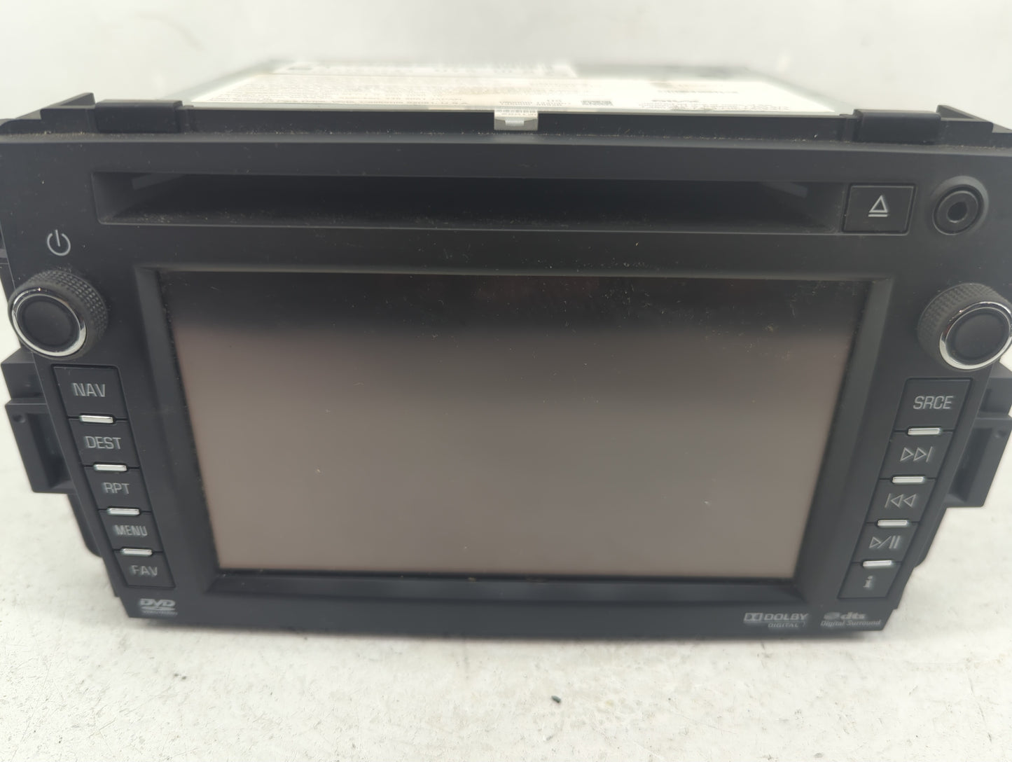 2012-2014 Gmc Yukon Xl 1500 Radio AM FM Cd Player Receiver Replacement P/N:DW468100-7472 23180744 Fits Fits 2012 2013 2014 O