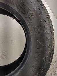Used Tire 265/70R17 BIG O BIG FOOT A/T 121R - Tread Depth 8/32 - Oemusedautoparts1.com