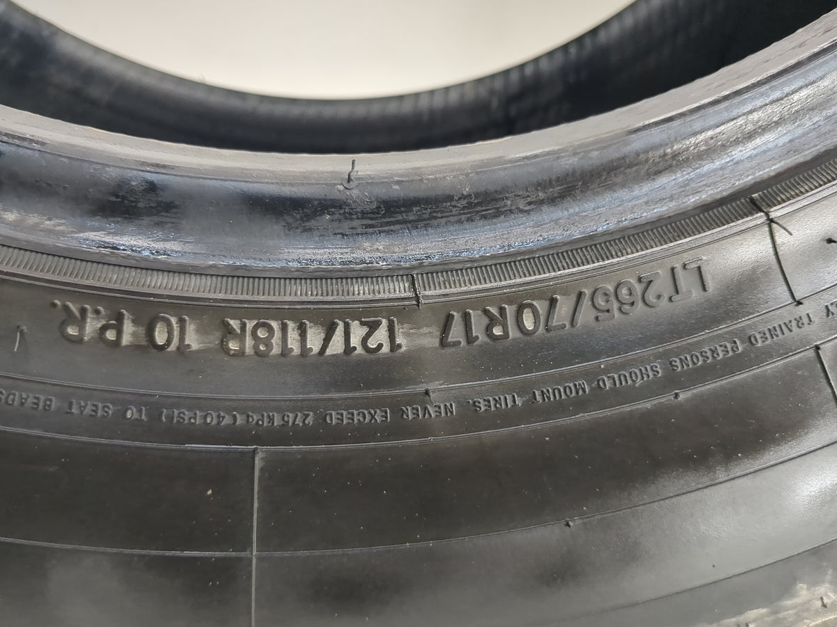 Used Tire LT265/70R17 MAXXIS BIGHORN A/T II 121R - Tread Depth 6.5/32 - Oemusedautoparts1.com