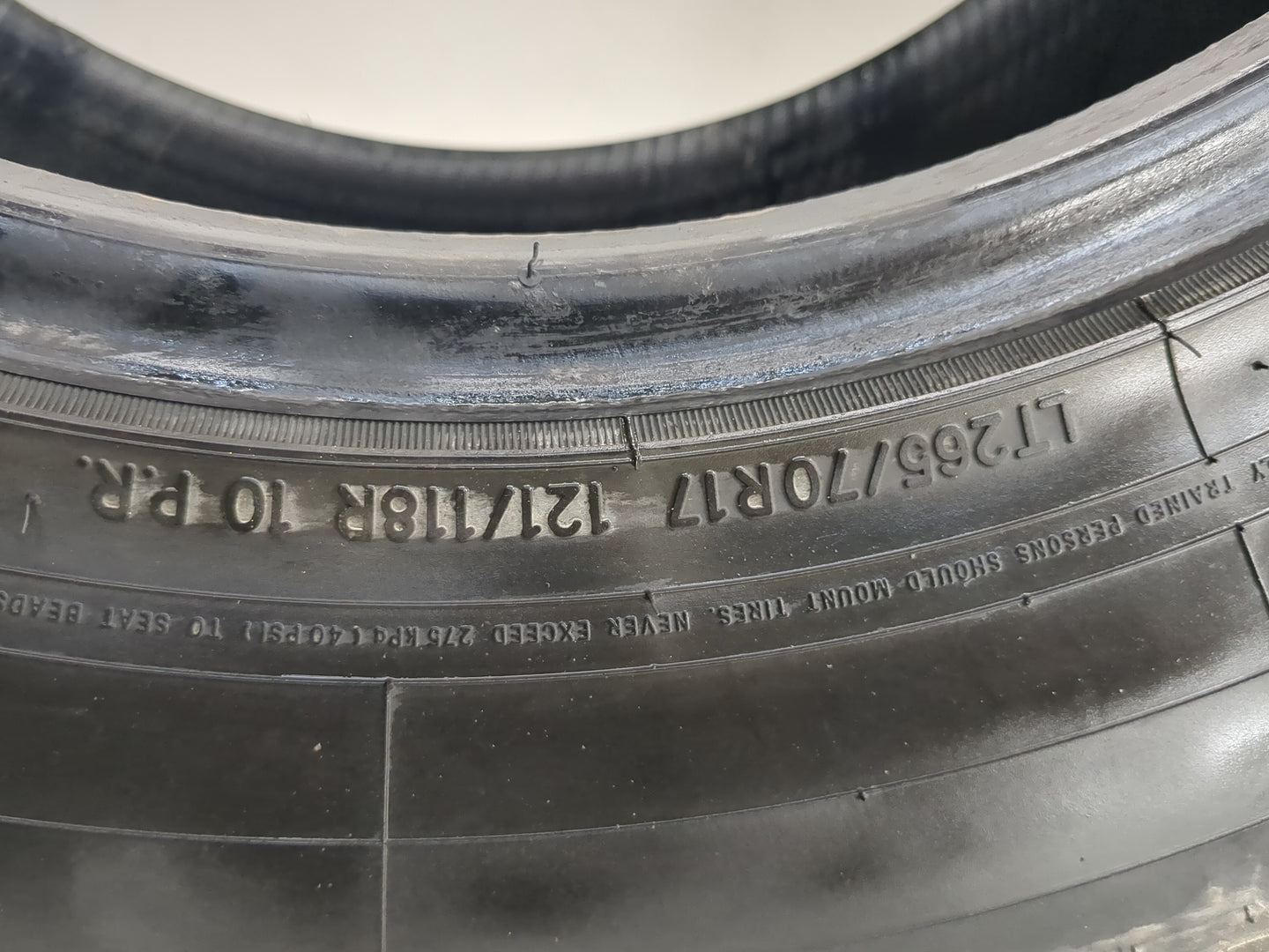 Used Tire LT265/70R17 BIG FOOT BIG 0 A/T II 121/118R - Tread Depth 6.5/32 - Oemusedautoparts1.com