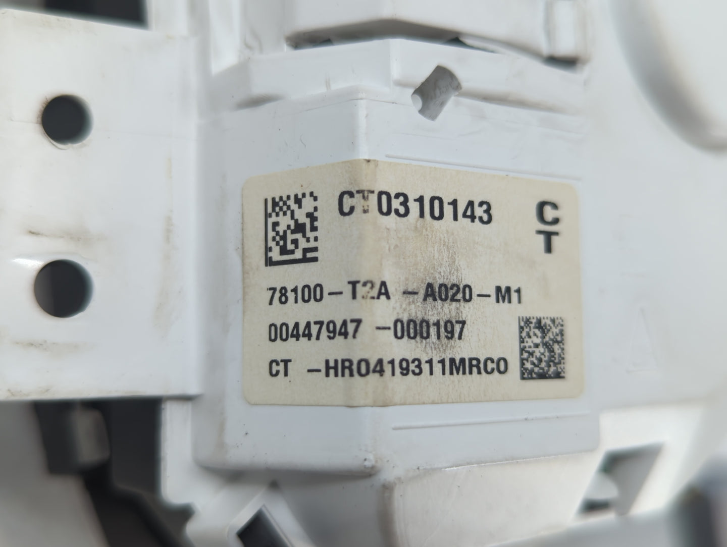 2013-2014 Honda Accord Instrument Cluster Speedometer Gauges P/N:CT0310143 78100-T2A-A020-M1 Fits Fits 2013 2014 OEM Used Au