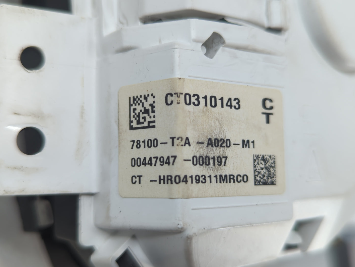 2013-2014 Honda Accord Instrument Cluster Speedometer Gauges P/N:CT0310143 78100-T2A-A020-M1 Fits Fits 2013 2014 OEM Used Au