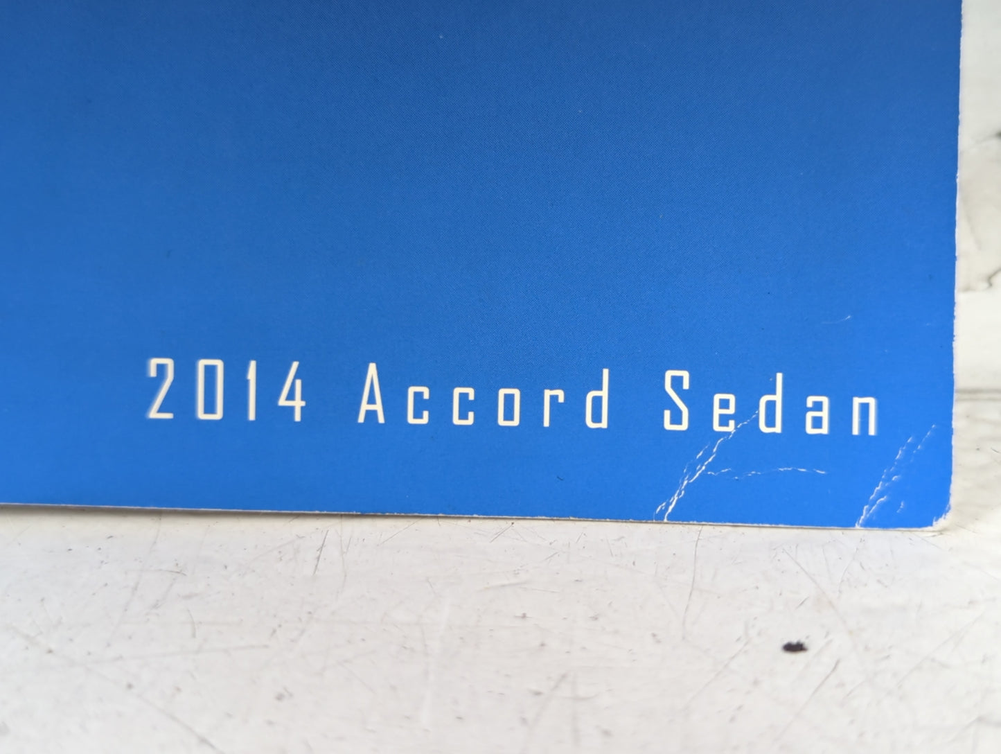 2014 Honda Accord Owners Manual Book Guide P/N:00X31-T2A-6100 OEM Used Auto Parts - Oemusedautoparts1.com