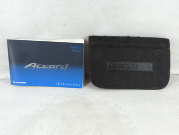 2014 Honda Accord Owners Manual Book Guide P/N:00X31-T2A-6100 OEM Used Auto Parts - Oemusedautoparts1.com