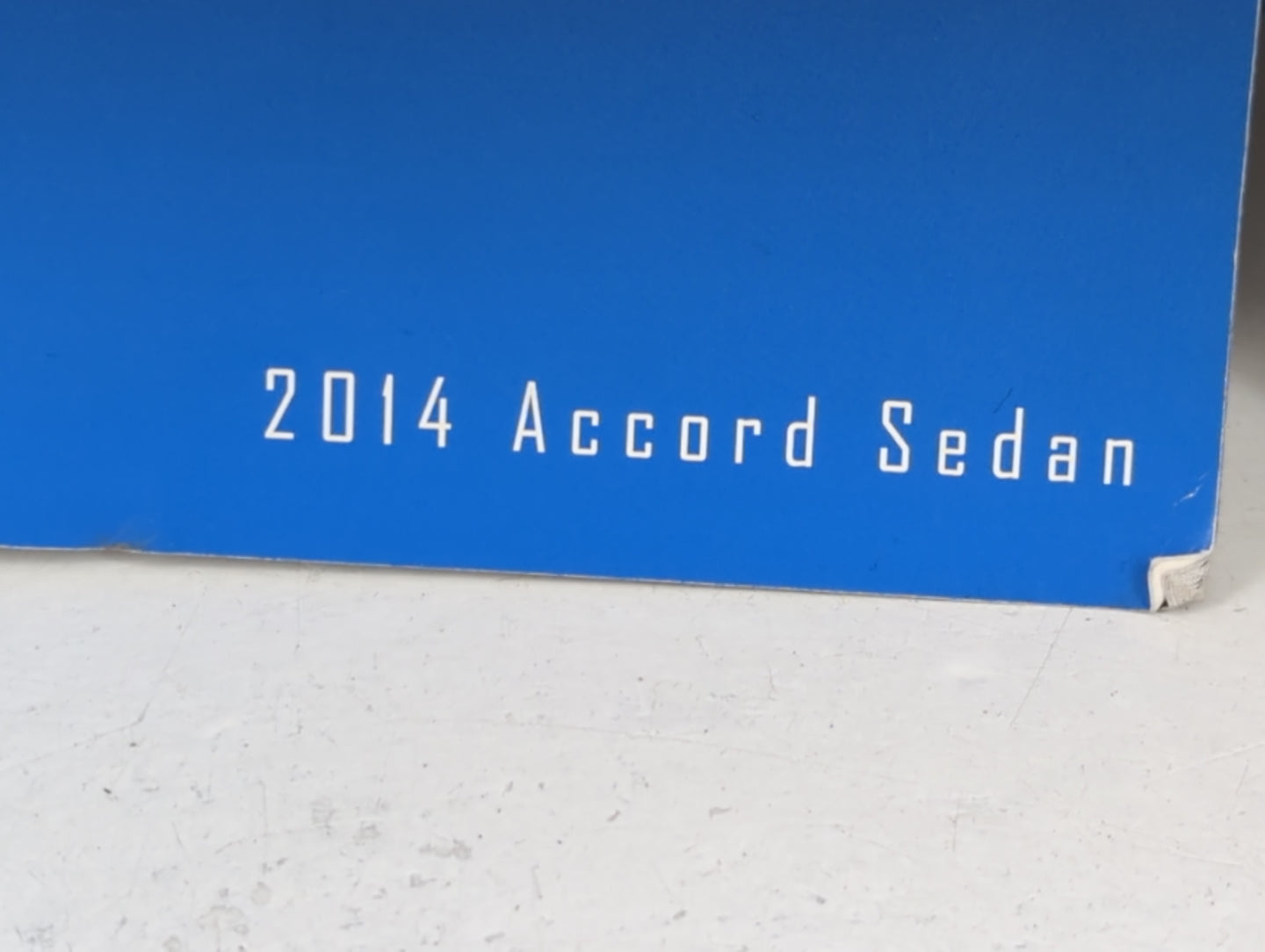 2014 Honda Accord Owners Manual Book Guide P/N:00X31-T2A-6100 OEM Used Auto Parts - Oemusedautoparts1.com