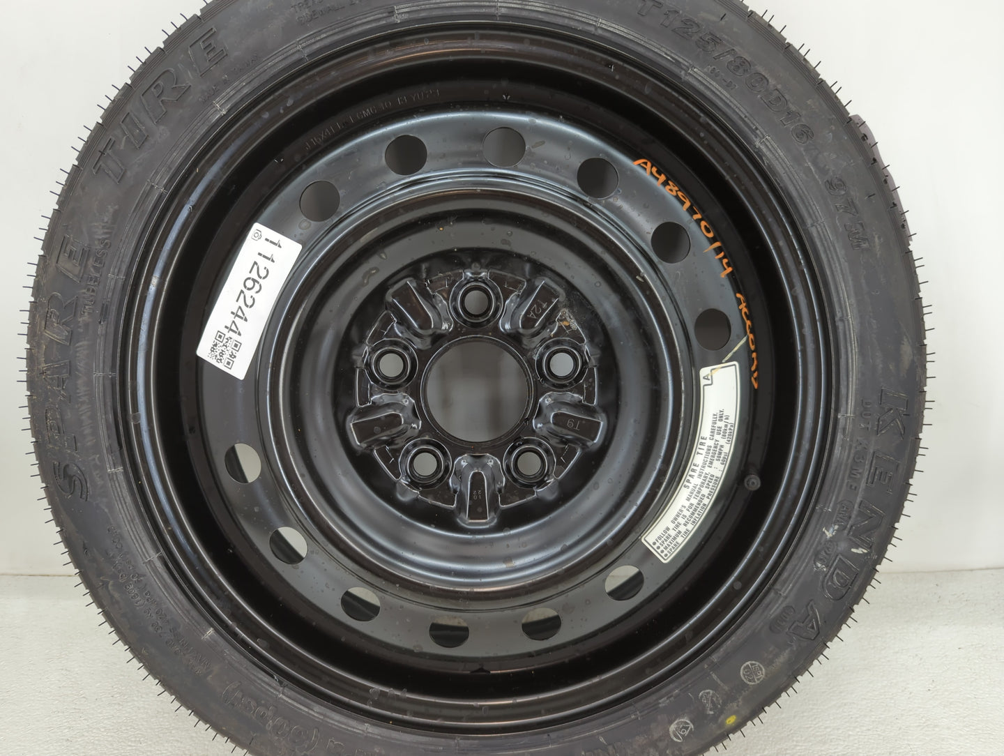 2013-2022 Honda Accord Spare Donut Tire Wheel Rim Oem - Oemusedautoparts1.com