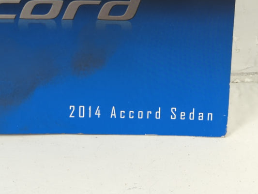 2014 Honda Accord Owners Manual Book Guide P/N:00X31-T2A-6100 OEM Used Auto Parts