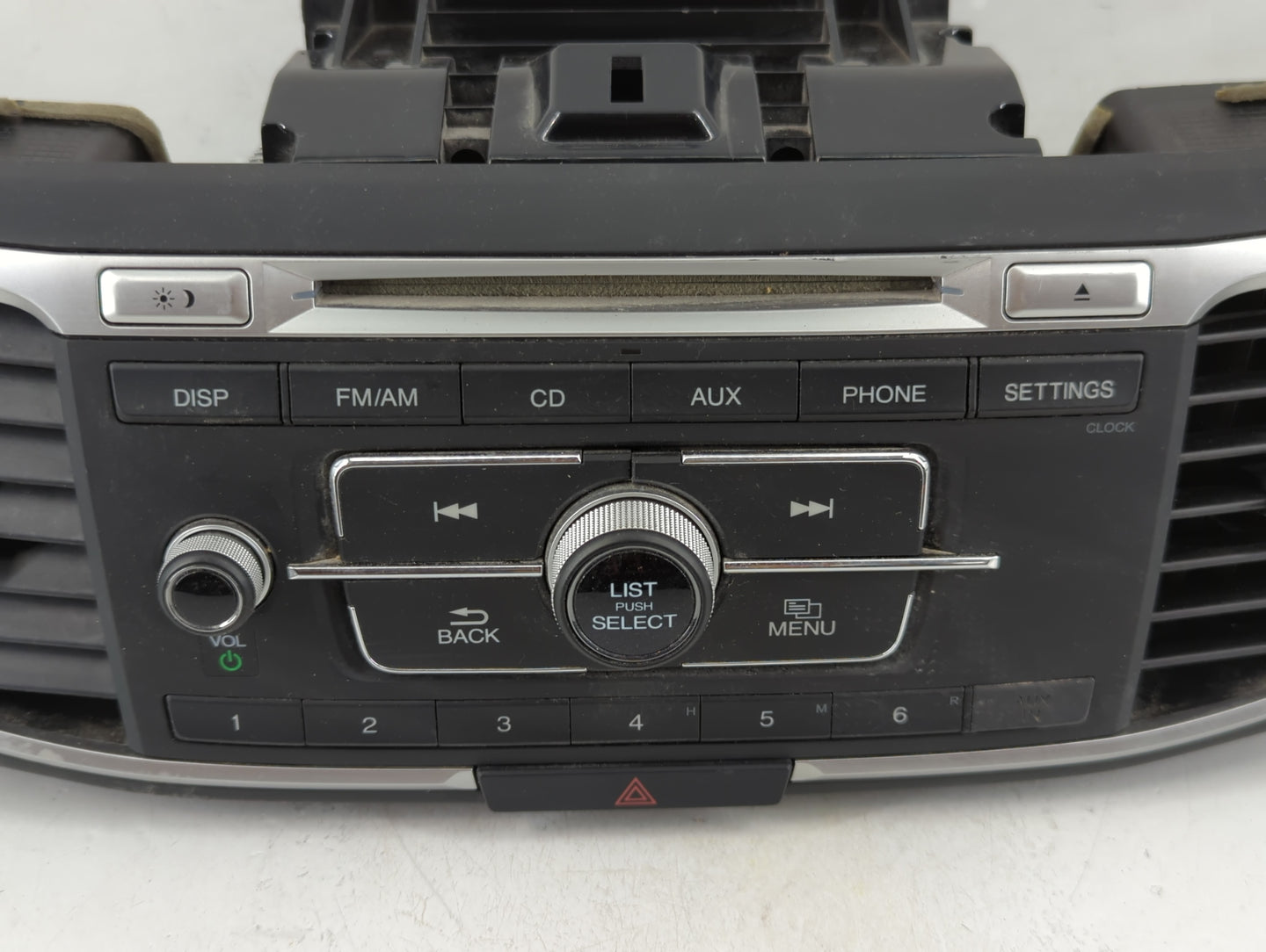 2013-2015 Honda Accord Radio AM FM Cd Player Receiver Replacement P/N:39100-T2A-A220 Fits Fits 2013 2014 2015 OEM Used Auto 
