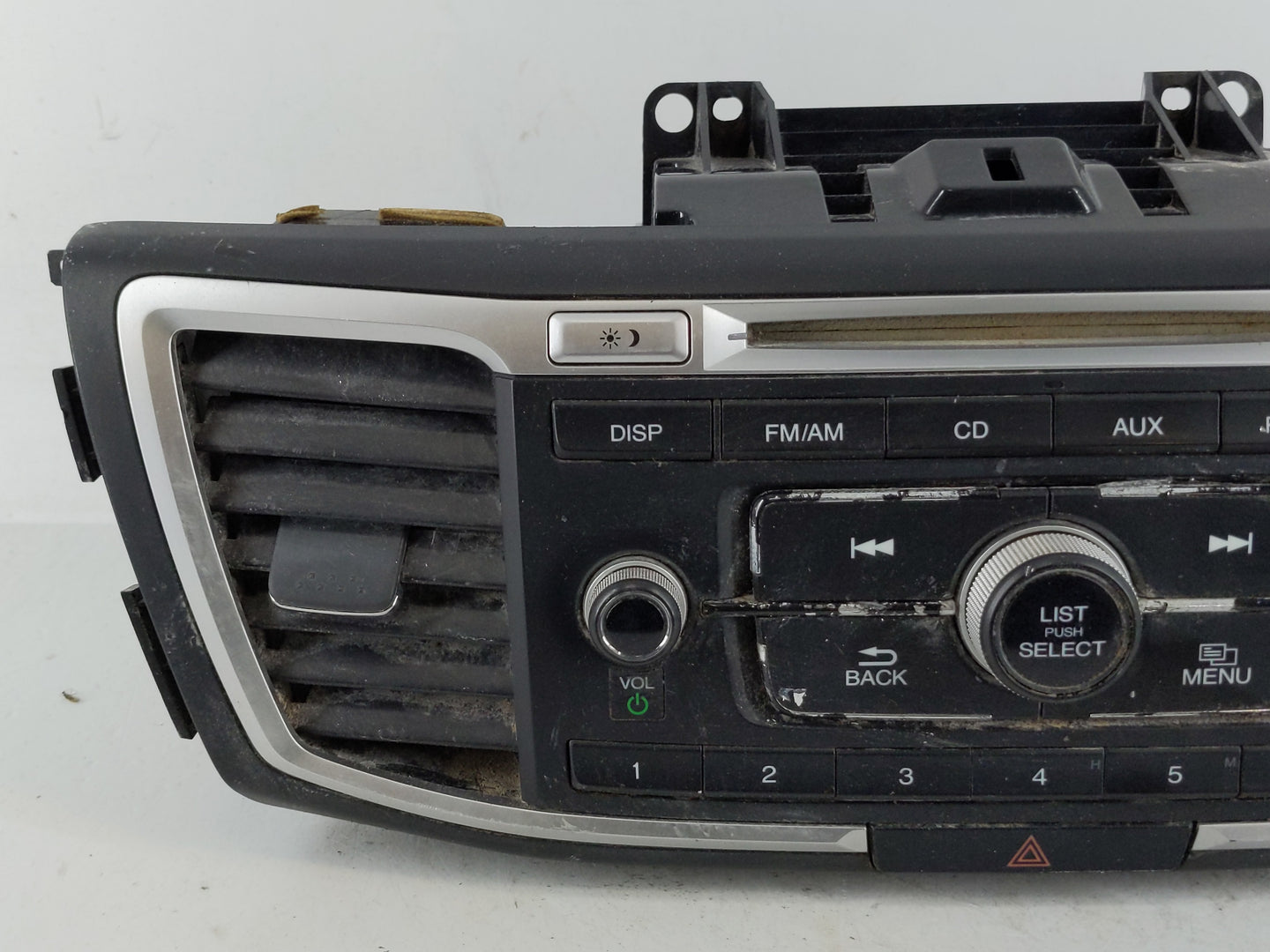 2013-2015 Honda Accord Radio AM FM Cd Player Receiver Replacement P/N:39100-T2A-A220 Fits Fits 2013 2014 2015 OEM Used Auto 