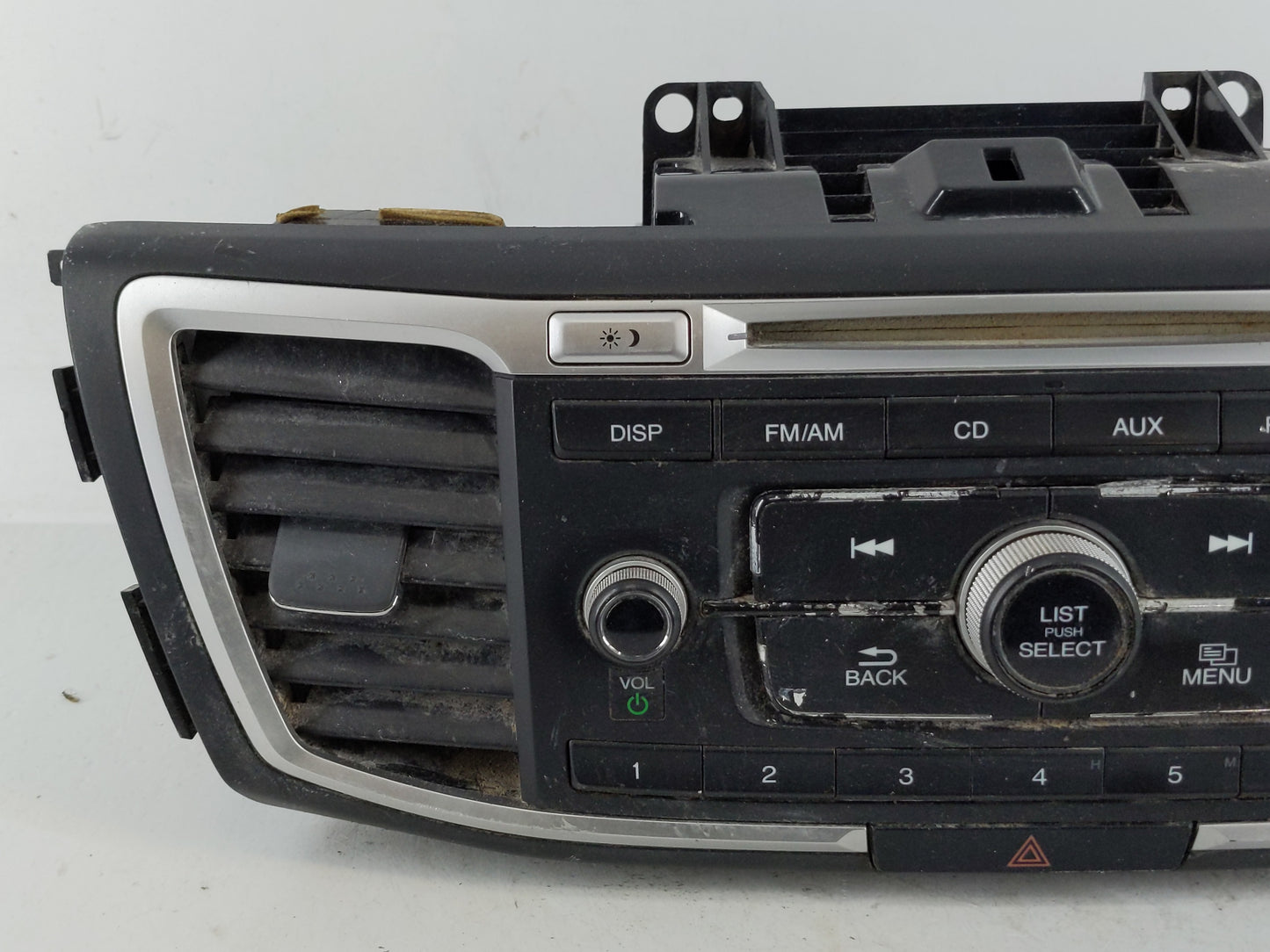 2013-2015 Honda Accord Radio AM FM Cd Player Receiver Replacement P/N:39100-T2A-A220 Fits Fits 2013 2014 2015 OEM Used Auto 