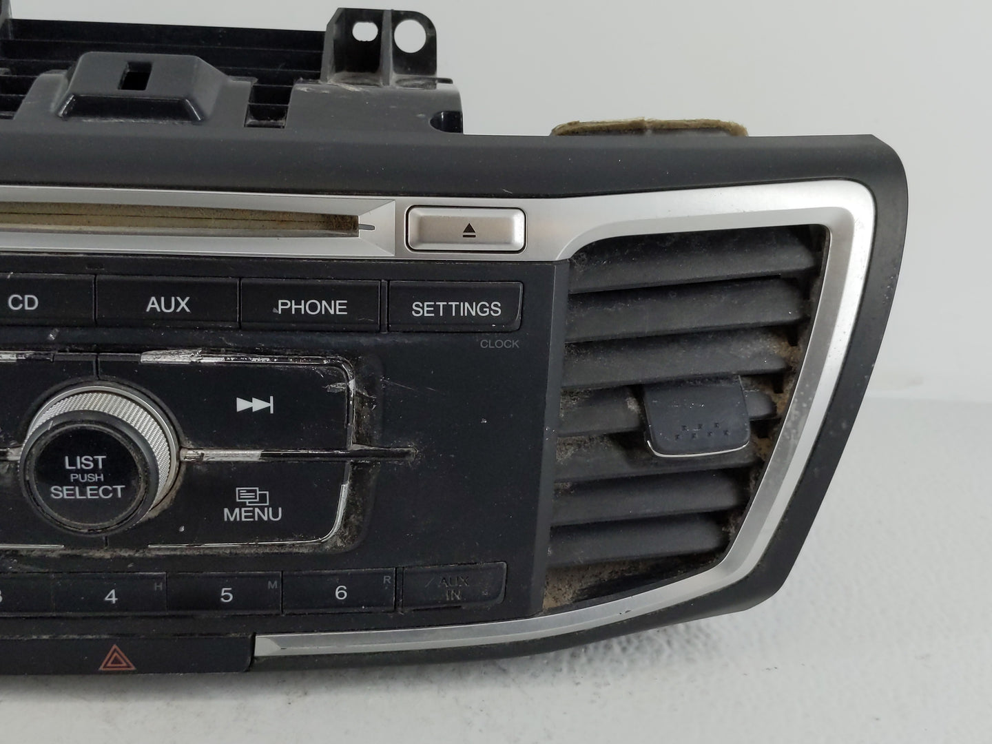 2013-2015 Honda Accord Radio AM FM Cd Player Receiver Replacement P/N:39100-T2A-A220 Fits Fits 2013 2014 2015 OEM Used Auto 