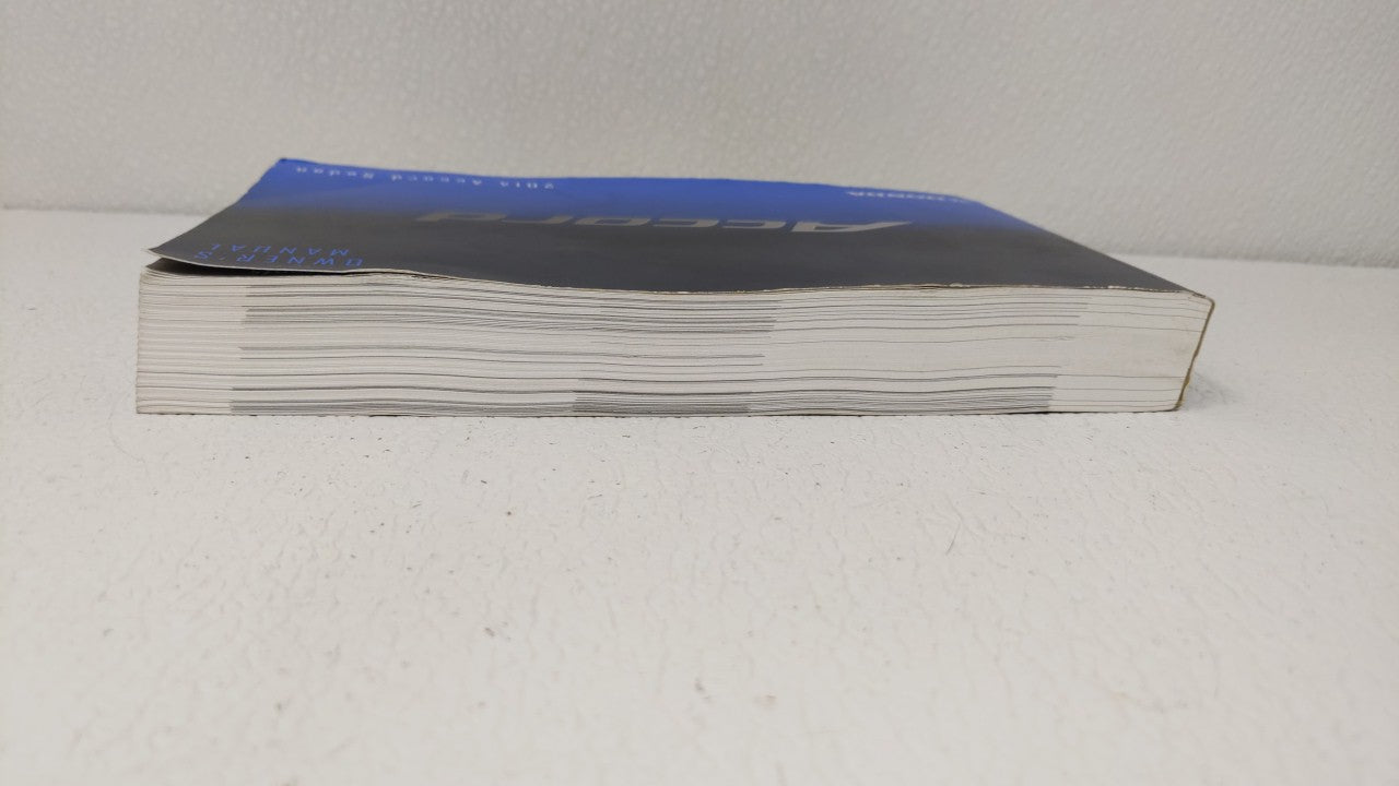 2014 Honda Accord Owners Manual Book Guide OEM Used Auto Parts - Oemusedautoparts1.com