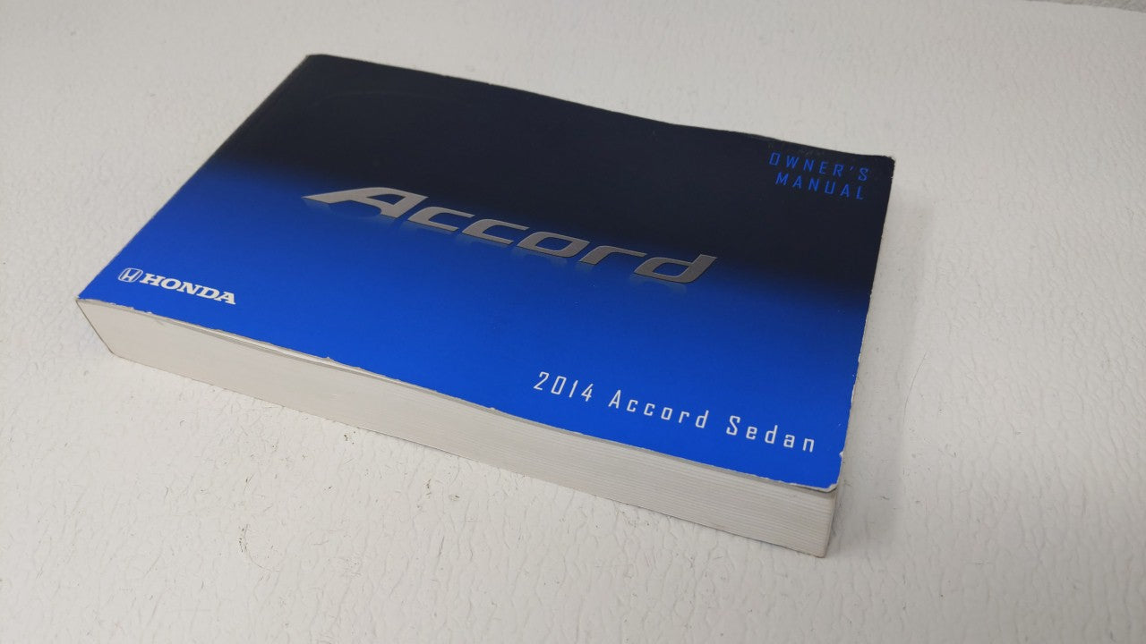 2014 Honda Accord Owners Manual Book Guide OEM Used Auto Parts - Oemusedautoparts1.com