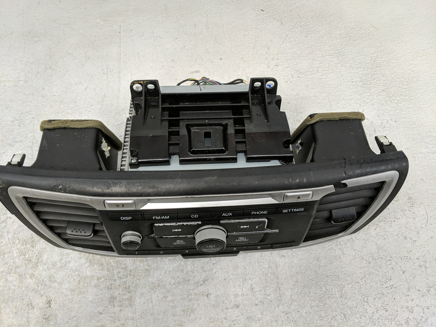 2013-2015 Honda Accord Radio AM FM Cd Player Receiver Replacement P/N:39100-T2A-A320 Fits Fits 2013 2014 2015 OEM Used Auto 