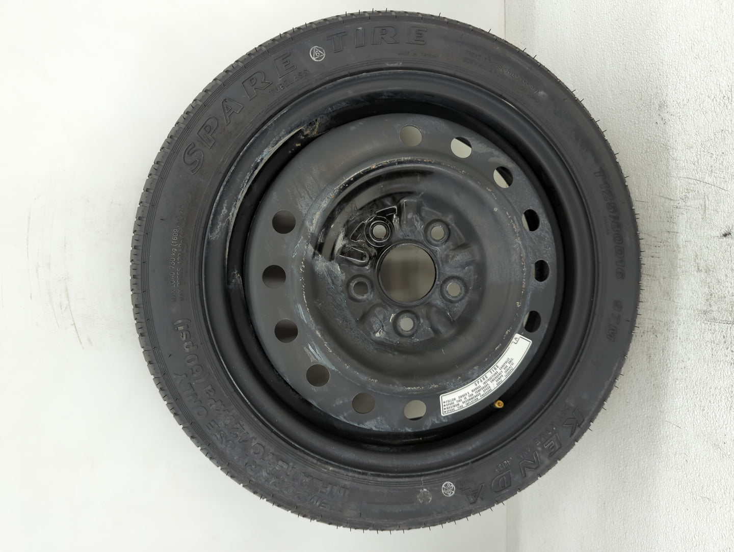 2014 Honda Accord Spare Donut Tire Wheel Rim Oem - Oemusedautoparts1.com