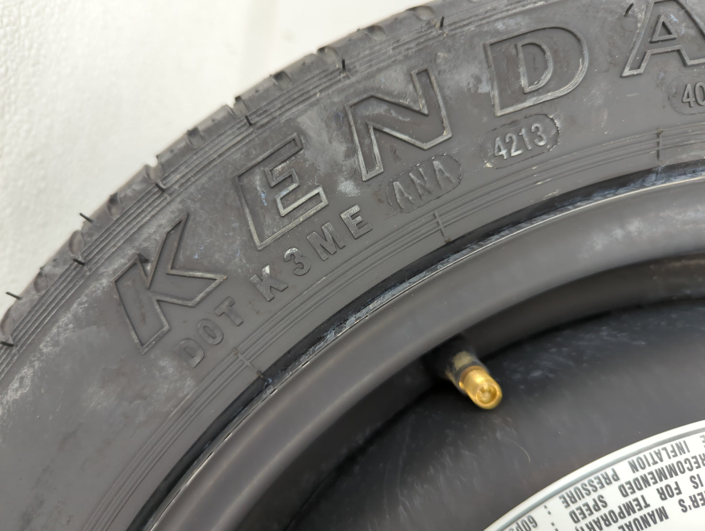 2014 Honda Accord Spare Donut Tire Wheel Rim Oem - Oemusedautoparts1.com