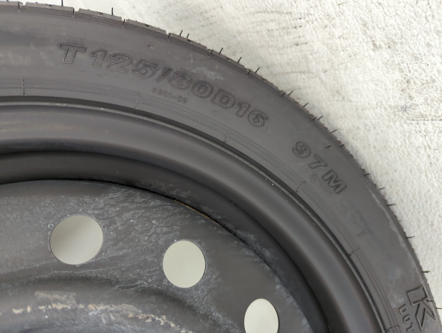 2014 Honda Accord Spare Donut Tire Wheel Rim Oem - Oemusedautoparts1.com