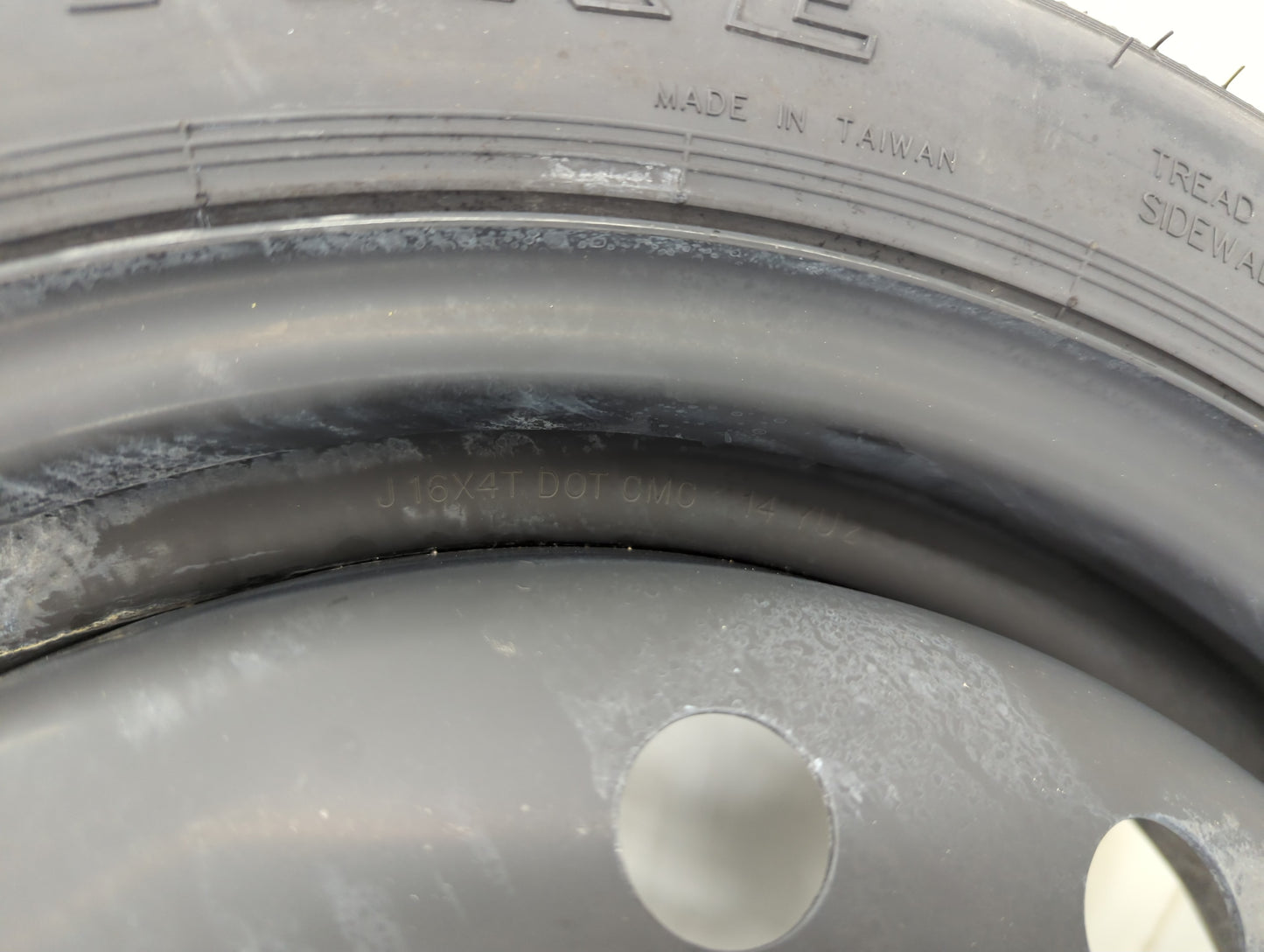2014 Honda Accord Spare Donut Tire Wheel Rim Oem - Oemusedautoparts1.com