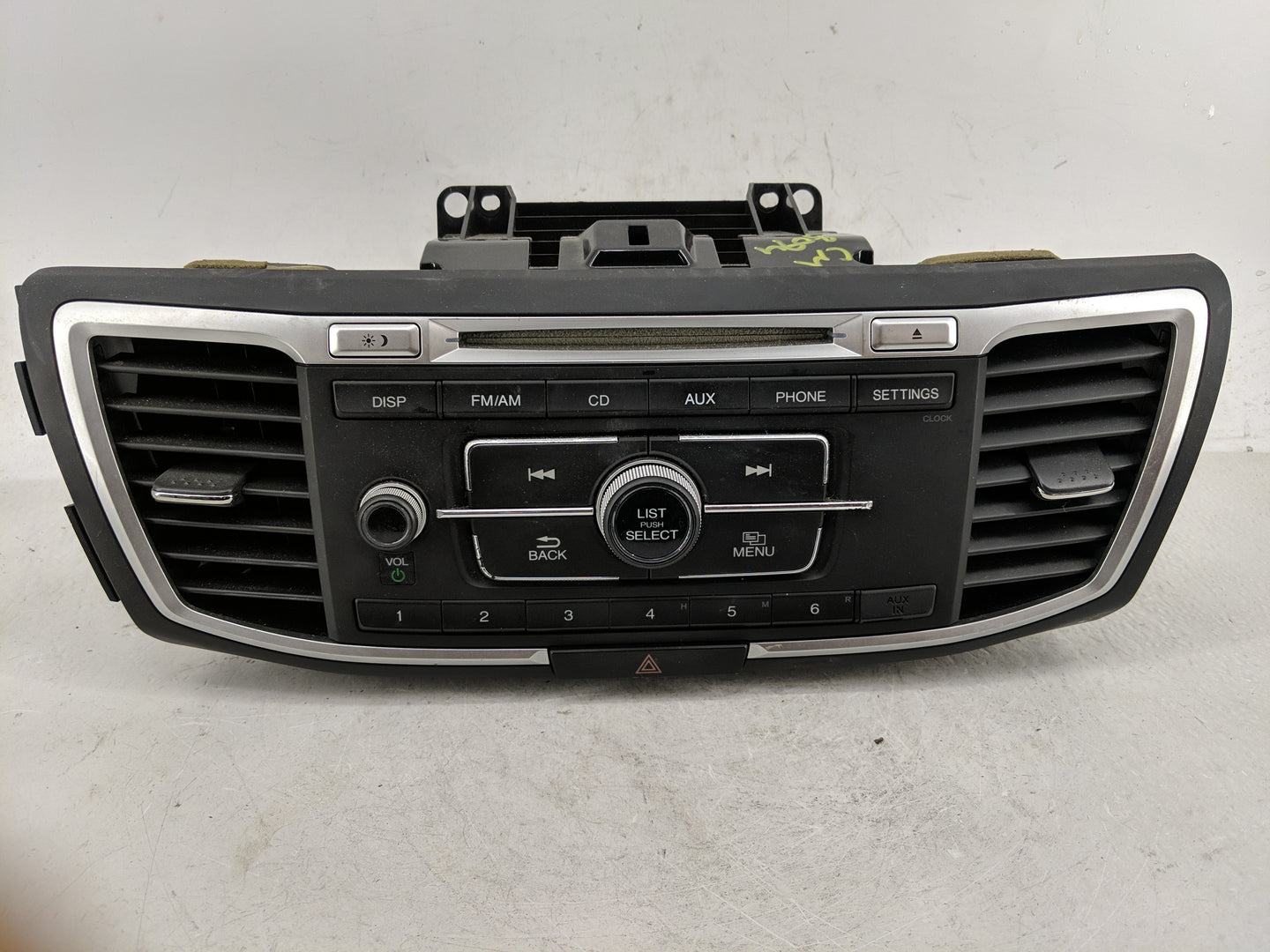 2013-2015 Honda Accord Radio AM FM Cd Player Receiver Replacement P/N:39100-T2A-A320 Fits Fits 2013 2014 2015 OEM Used Auto 