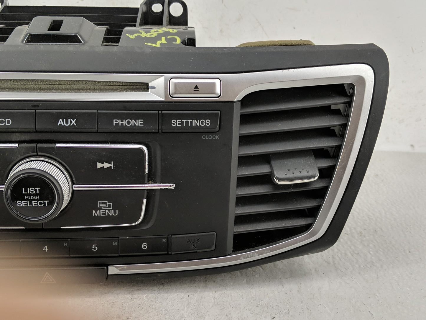 2013-2015 Honda Accord Radio AM FM Cd Player Receiver Replacement P/N:39100-T2A-A320 Fits Fits 2013 2014 2015 OEM Used Auto 