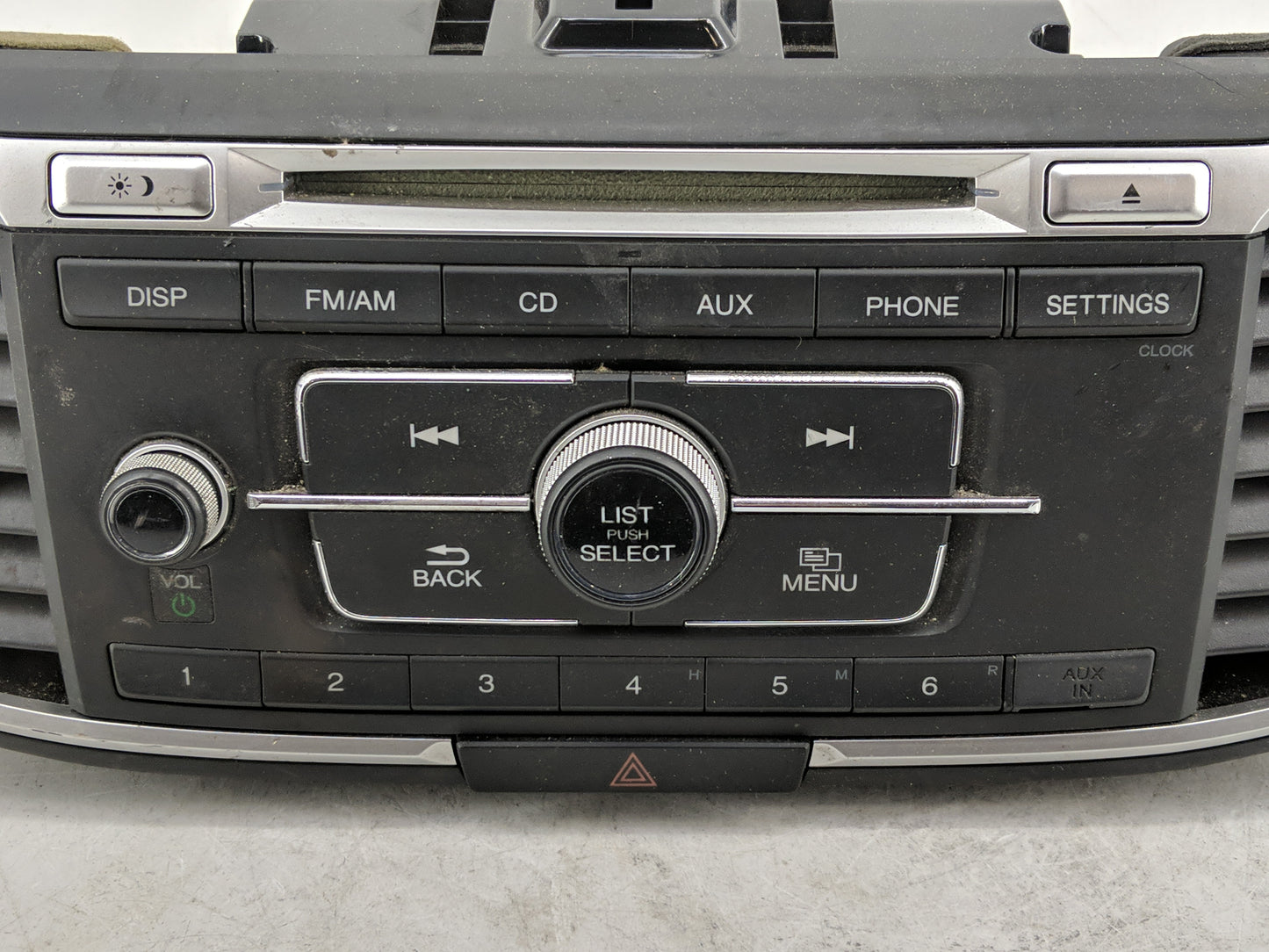 2013-2015 Honda Accord Radio AM FM Cd Player Receiver Replacement P/N:39100-T2A-A120 Fits Fits 2013 2014 2015 OEM Used Auto 