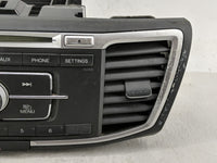 2013-2015 Honda Accord Radio AM FM Cd Player Receiver Replacement P/N:39100-T2A-A120 Fits Fits 2013 2014 2015 OEM Used Auto 