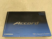 2014 Honda Accord Owners Manual Book Guide OEM Used Auto Parts - Oemusedautoparts1.com