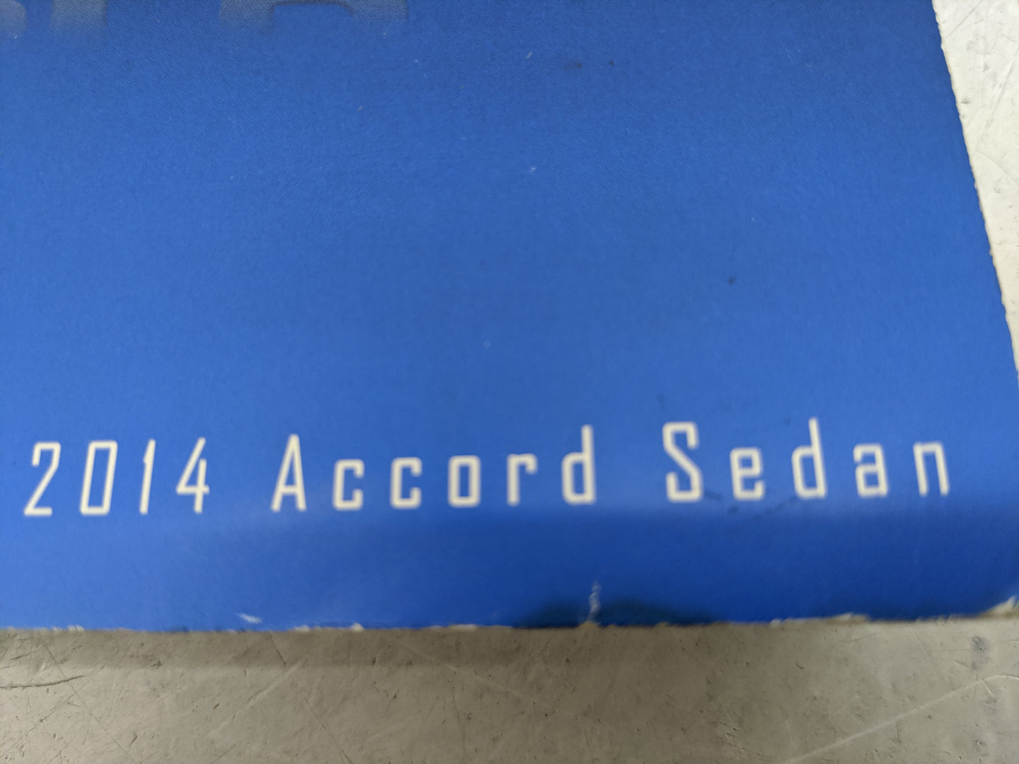 2014 Honda Accord Owners Manual Book Guide OEM Used Auto Parts - Oemusedautoparts1.com