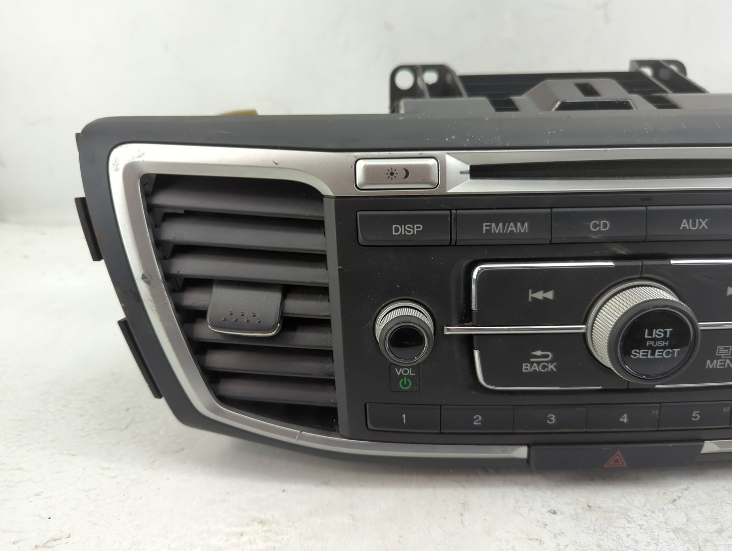 2013-2015 Honda Accord Radio AM FM Cd Player Receiver Replacement P/N:39100-T2A-A320 Fits Fits 2013 2014 2015 OEM Used Auto 