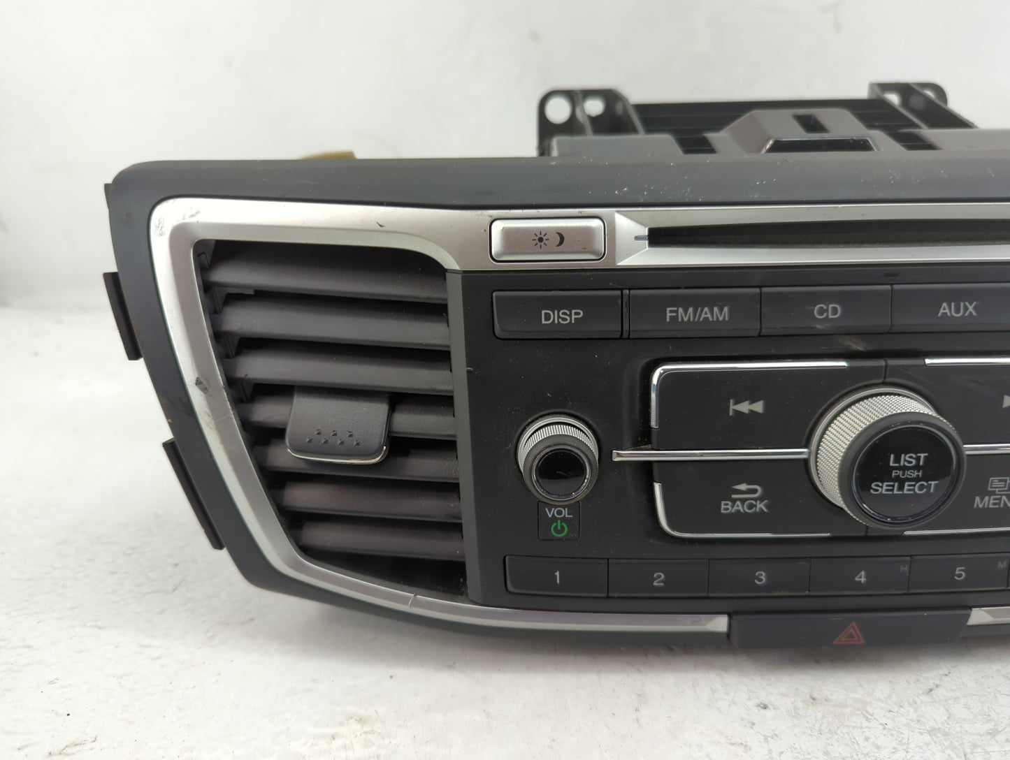 2013-2015 Honda Accord Radio AM FM Cd Player Receiver Replacement P/N:39100-T2A-A320 Fits Fits 2013 2014 2015 OEM Used Auto 
