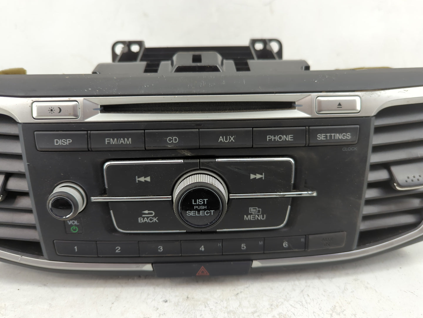 2013-2015 Honda Accord Radio AM FM Cd Player Receiver Replacement P/N:39100-T2A-A320 Fits Fits 2013 2014 2015 OEM Used Auto 