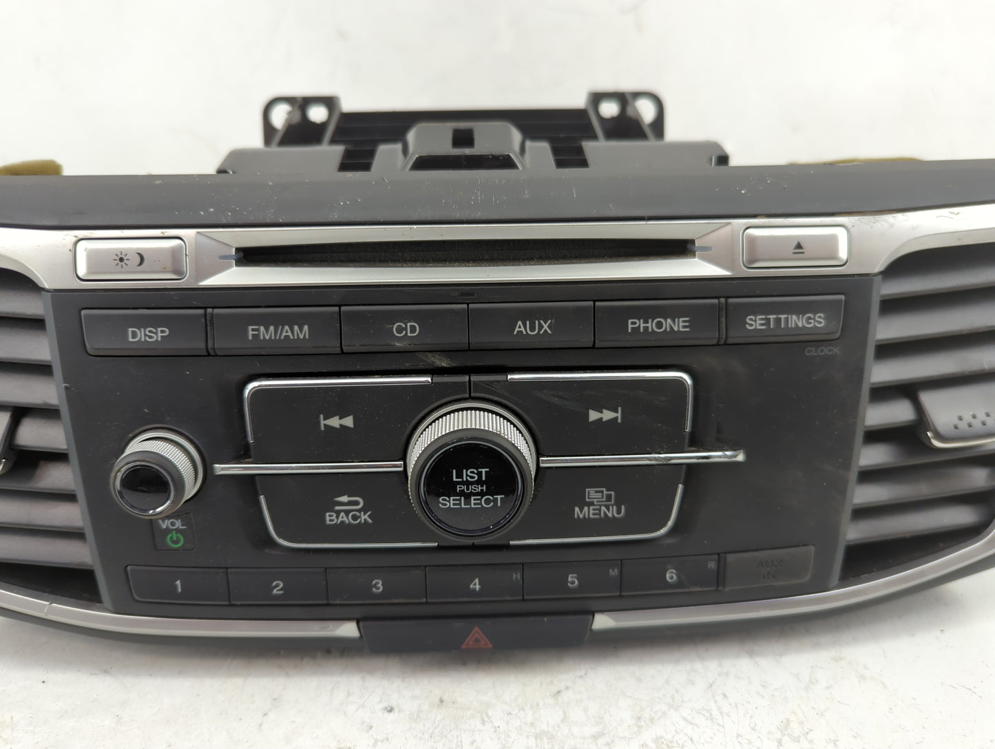 2013-2015 Honda Accord Radio AM FM Cd Player Receiver Replacement P/N:39100-T2A-A320 Fits Fits 2013 2014 2015 OEM Used Auto 
