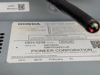 2013-2015 Honda Accord Radio AM FM Cd Player Receiver Replacement P/N:39100-T2A-A220 Fits Fits 2013 2014 2015 OEM Used Auto 