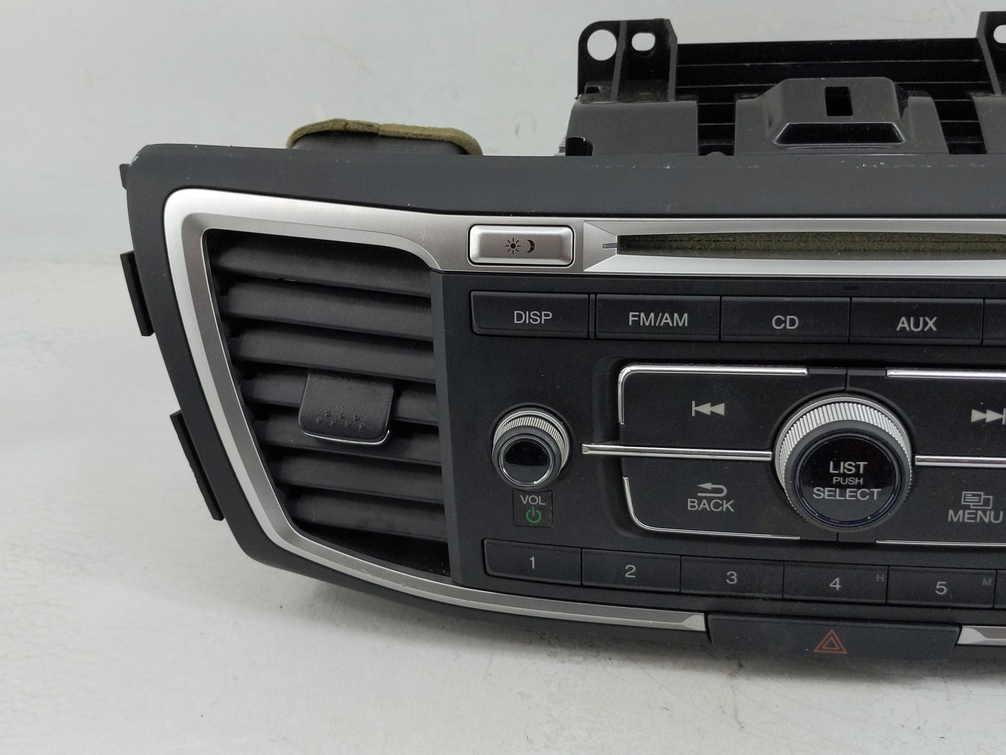 2013-2015 Honda Accord Radio AM FM Cd Player Receiver Replacement P/N:3910-T2A-A320 Fits Fits 2013 2014 2015 OEM Used Auto P