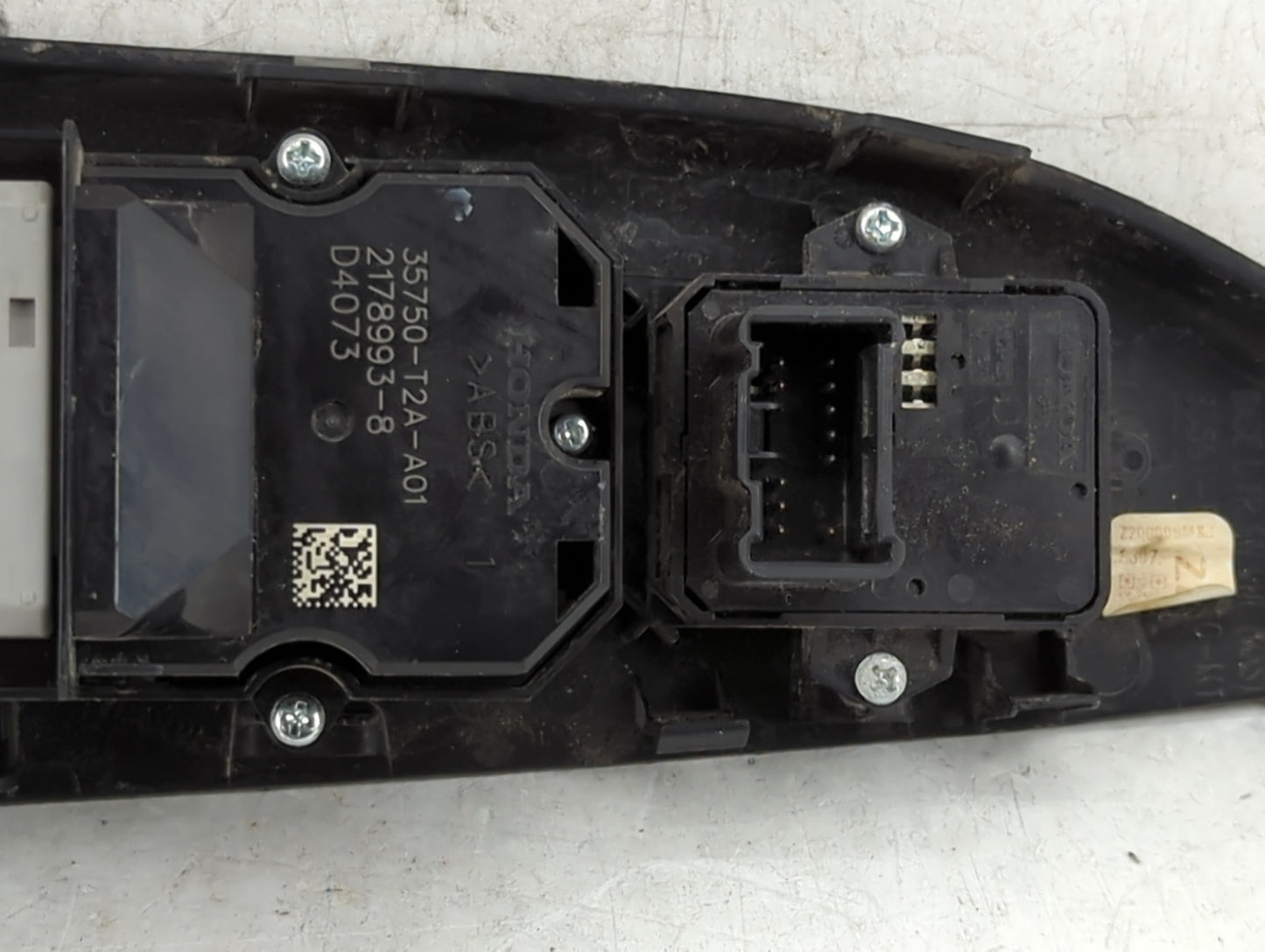 2013-2017 Honda Accord Master Power Window Switch Replacement Driver Side Left P/N:35750-T2A-A01 Fits OEM Used Auto Parts - 