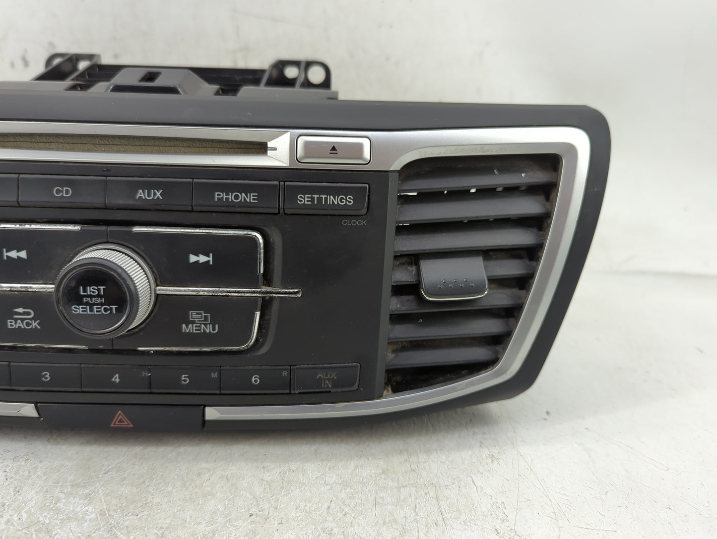 2014 Honda Accord Radio AM FM Cd Player Receiver Replacement P/N:39100-T2A-A220 Fits OEM Used Auto Parts - Oemusedautoparts1